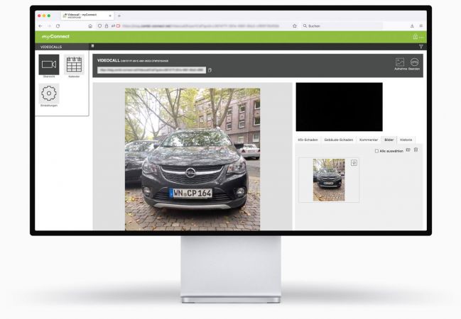 myConnect VideoCall - bequeme und effiziente Schadenaufnahme